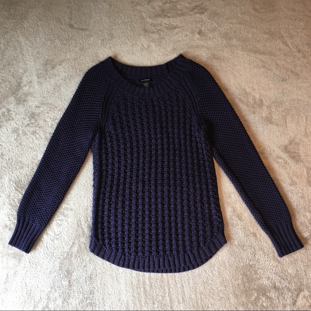 Calvin Klein Jeans Dark Blue Sweater (medium)